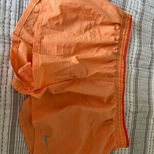Nike Dri-fir Bright Orange Athletic Shorts